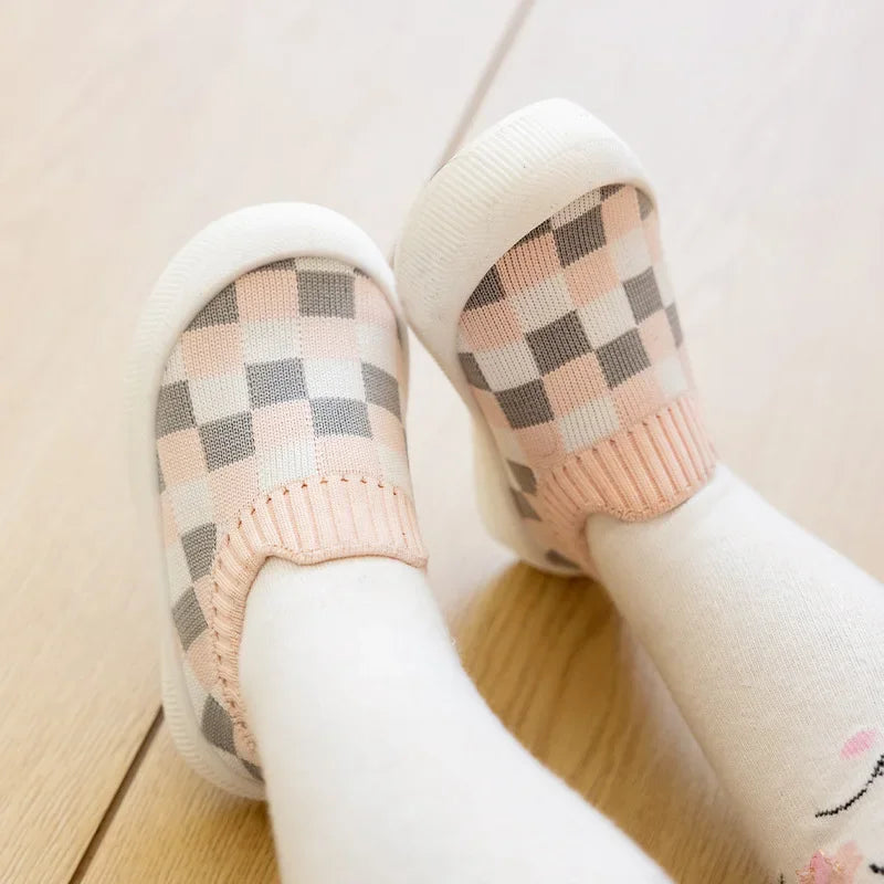 Blocked pattern - Flexible Slip-on Shoe