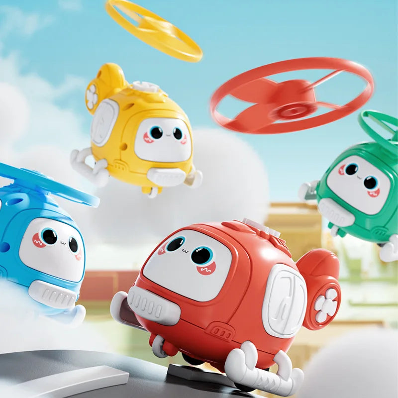 Airy Smiles – Cartoon Helicopter
