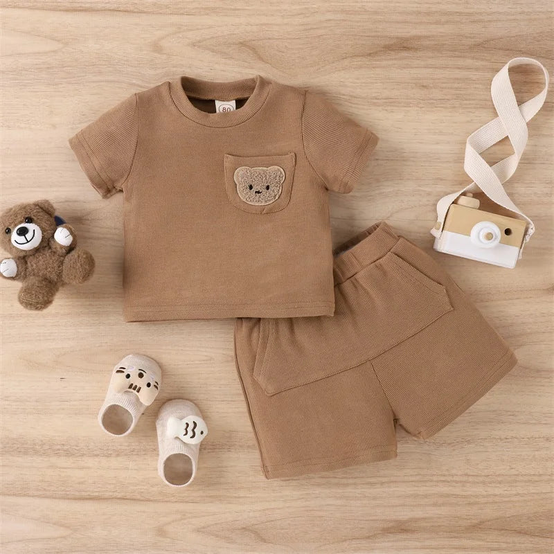 Cute Bear Design - Summer Outfit