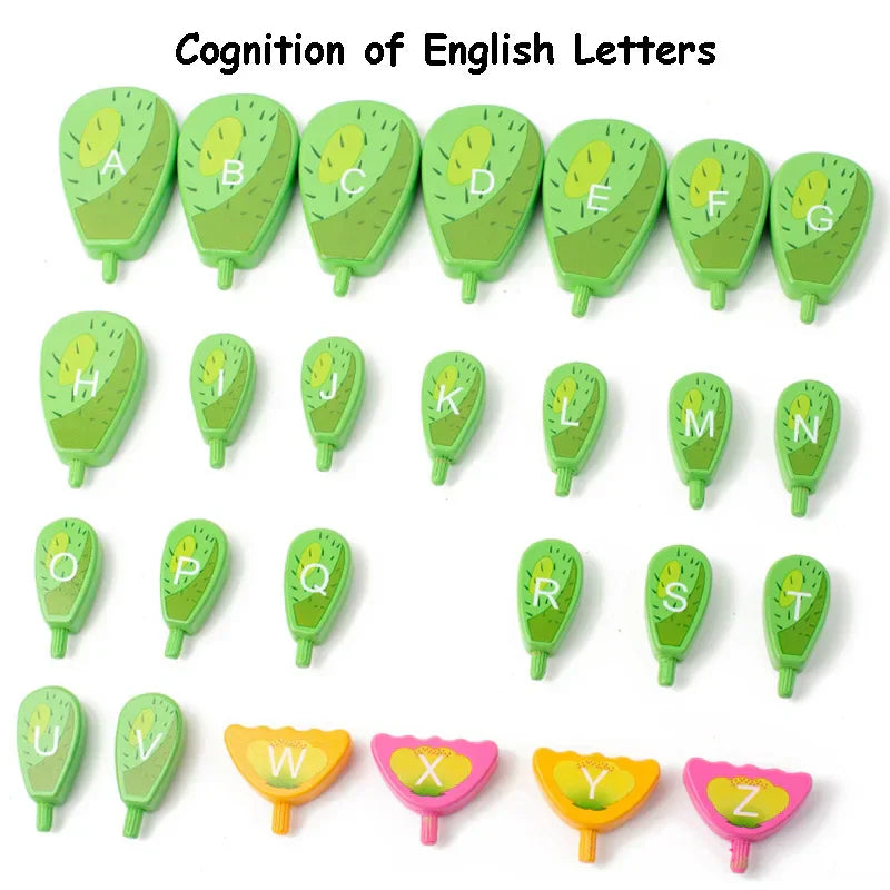 Word making & creative - Cactus Letter Tree