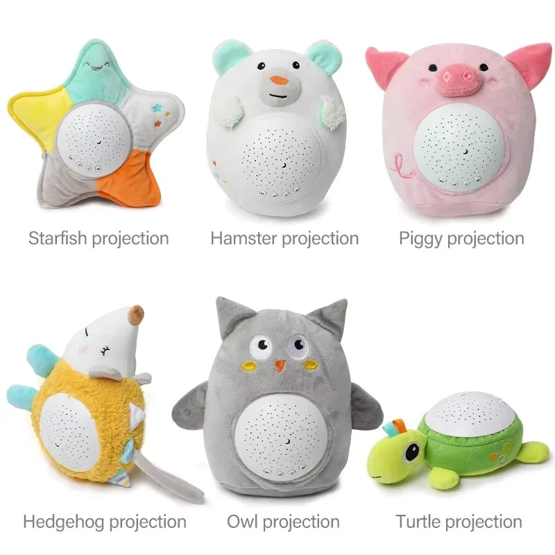 Soft & Soothing – Cuddly Plaything with Night Light Projector