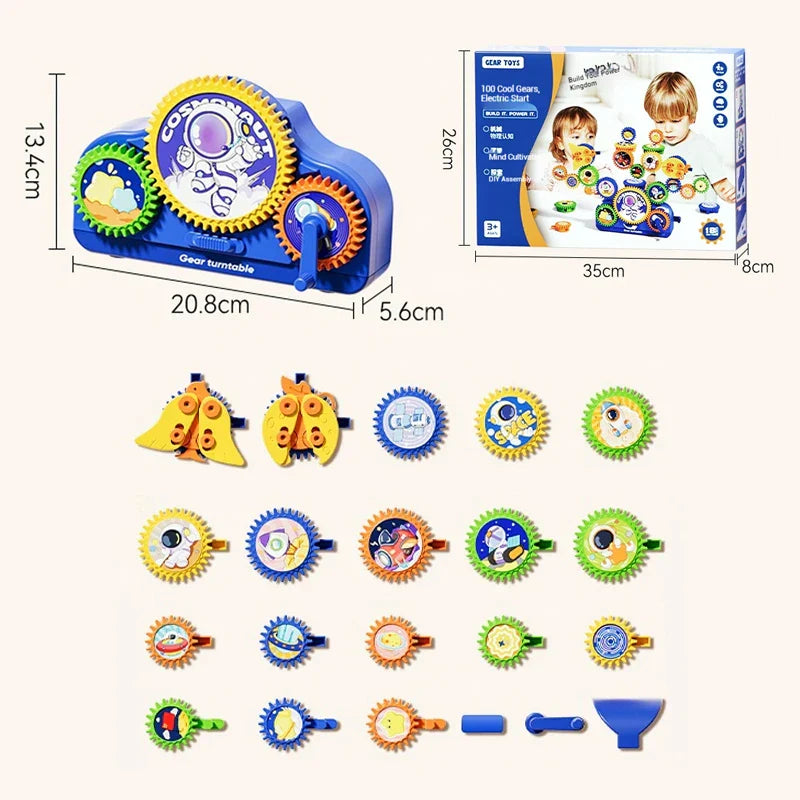 Educational & Play – 3D Electric Gear Play Set