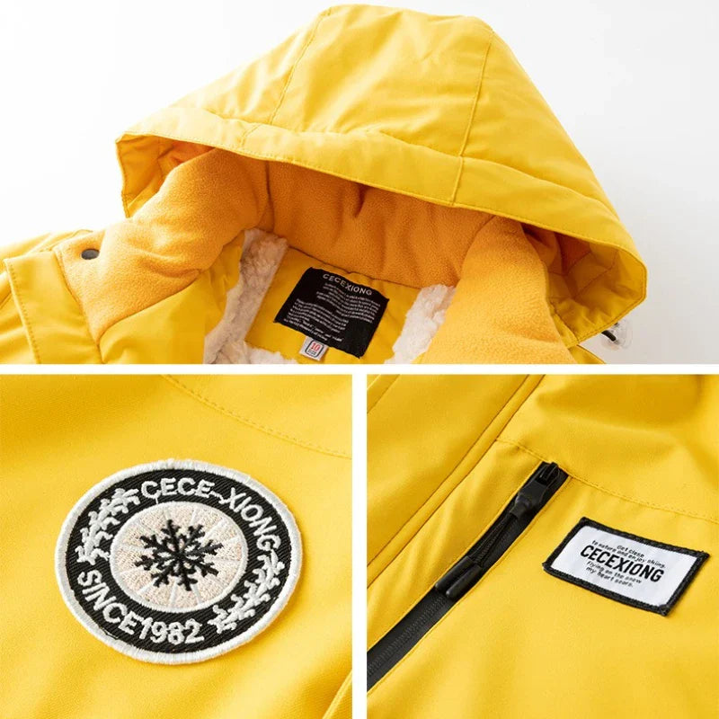 Breathable & Protective Waterproof – Ski Suit with Fleece Lining