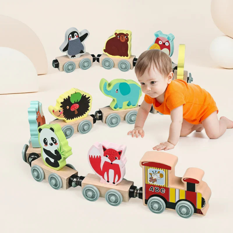 Cute & Wood – Magnetic Animal Train