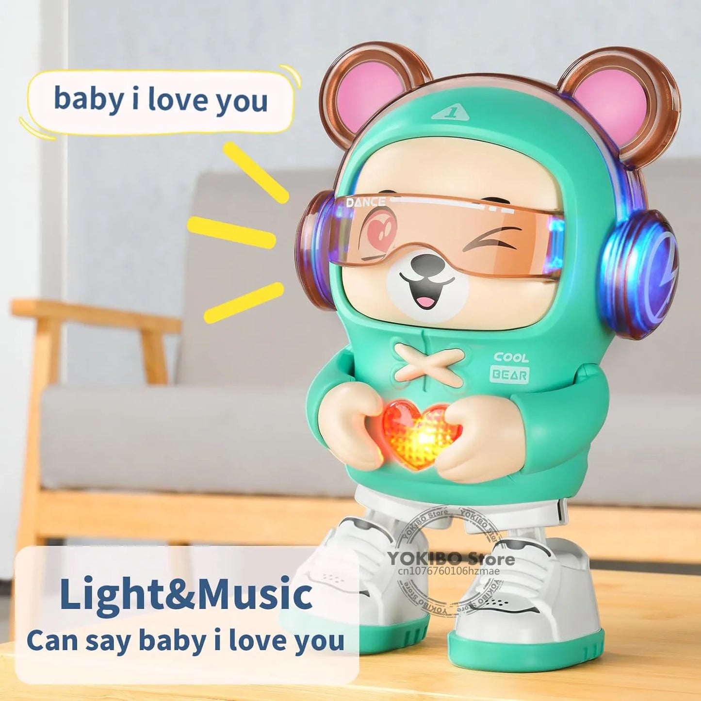 Dancing Bear Robot™ - Develop motor skills - Dancing Plaything Doll