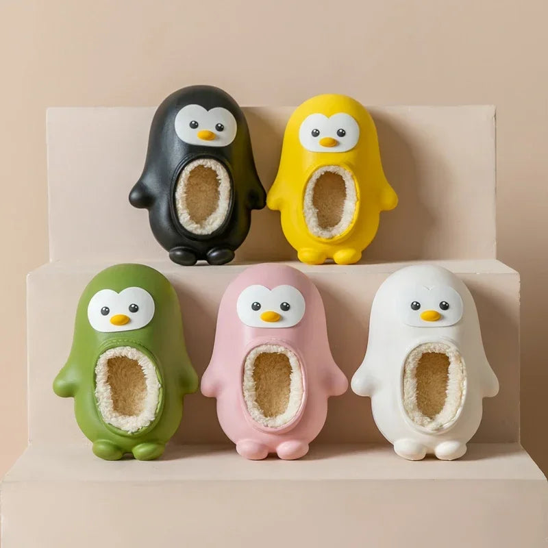 Warm & Play - Children's Penguin Slippers