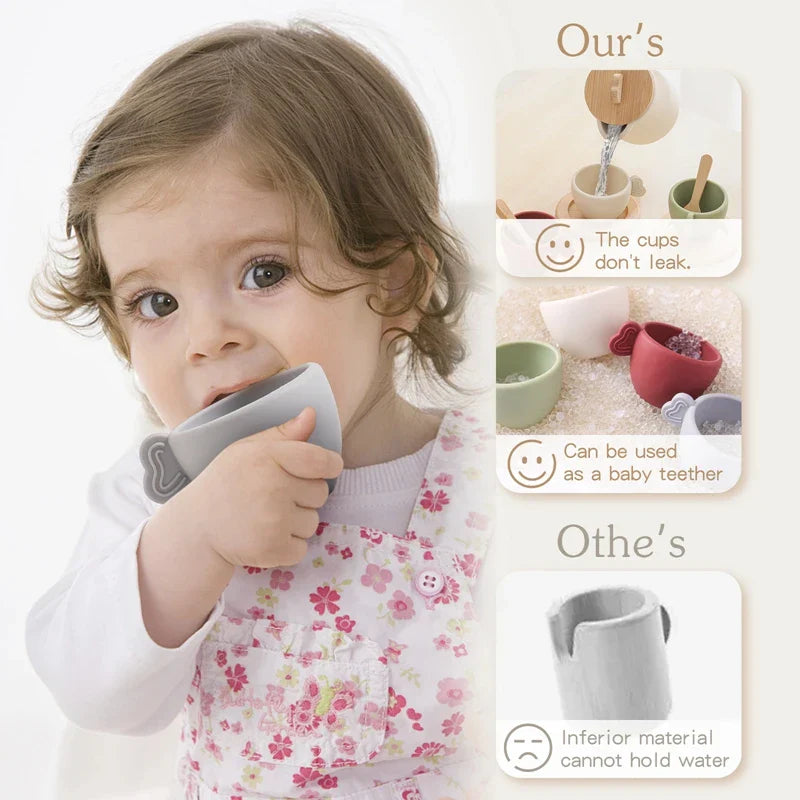Wood & Silicone - Plaything Tea Set
