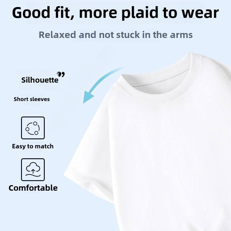 Casual & Plush – Relaxed Fit T-shirt with Round Neck