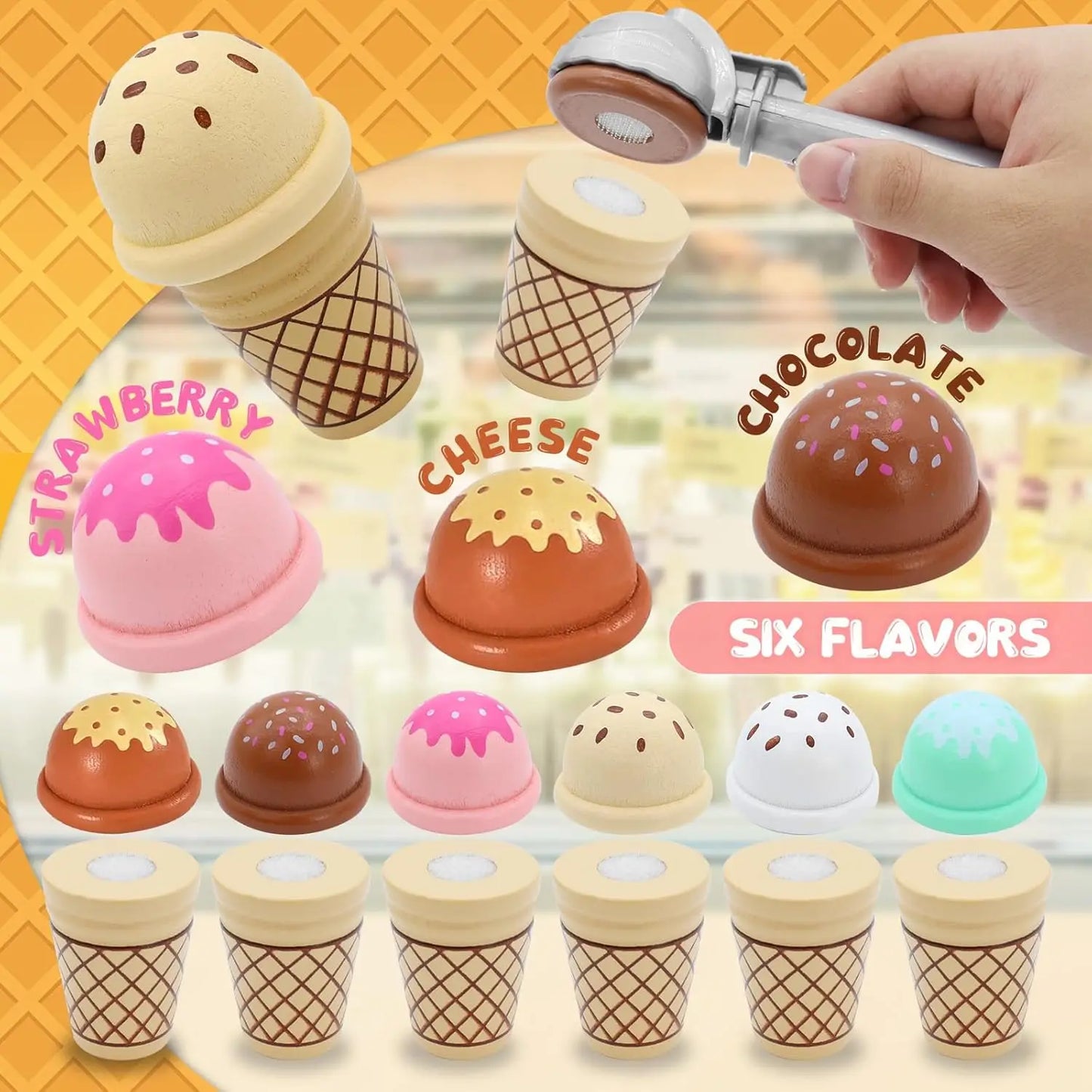 Innovative & Educational - Ice cream playset