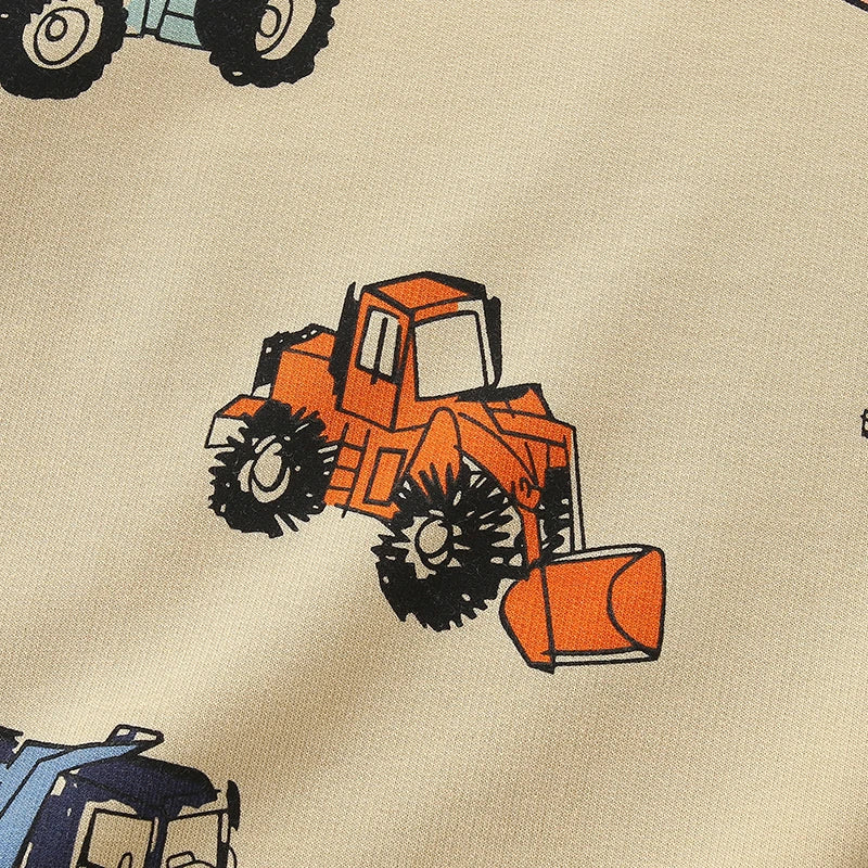 Soft & Warm - Sweater with Vibrant Construction Vehicles