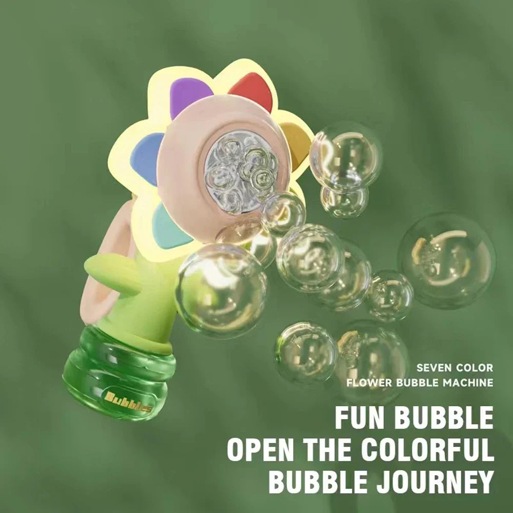 Magical Flower Bubble Show - Bubble Blower