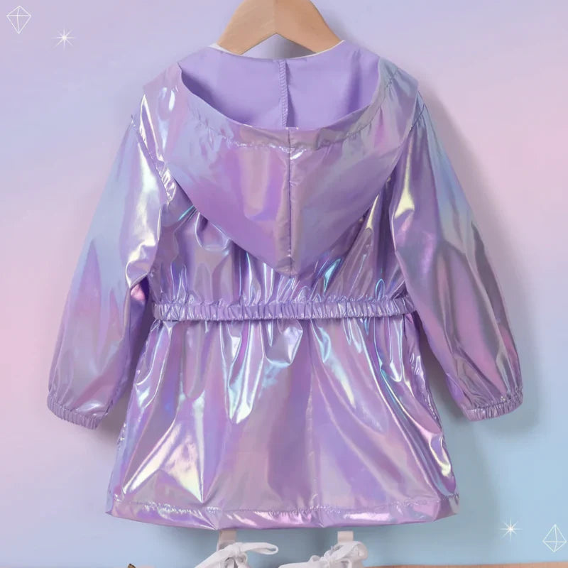 Shiny & Light – Children's Raincoat with Hood