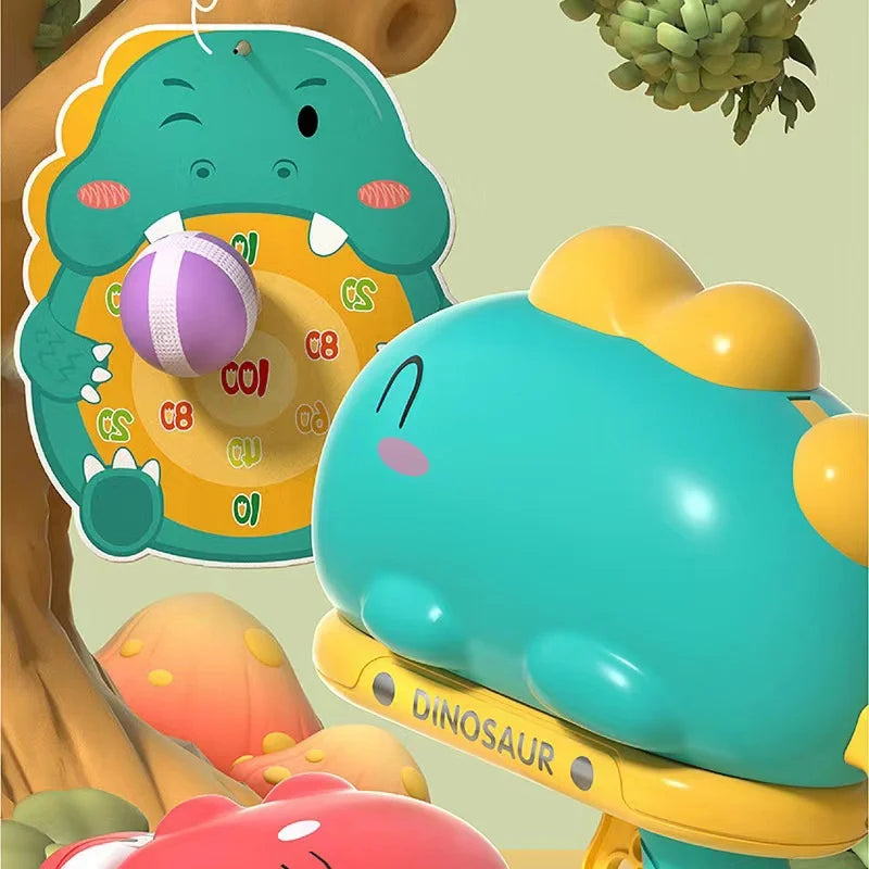 Dino Aiming Activity - Ball gun and target