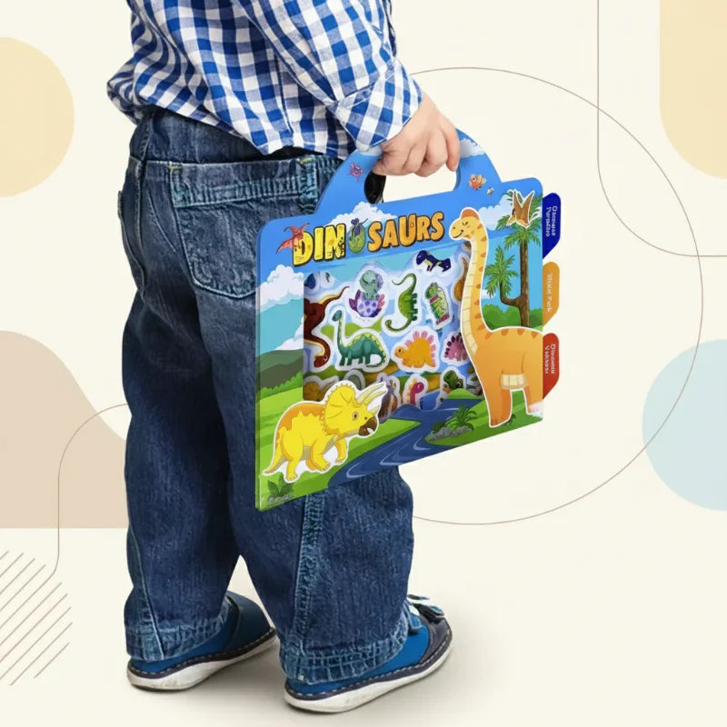 Vibrant & Educational - Reusable Sticker Book