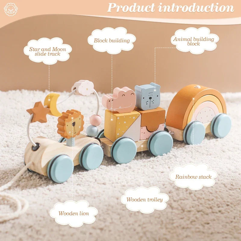 Dream Train - Wood Stacking Toys
