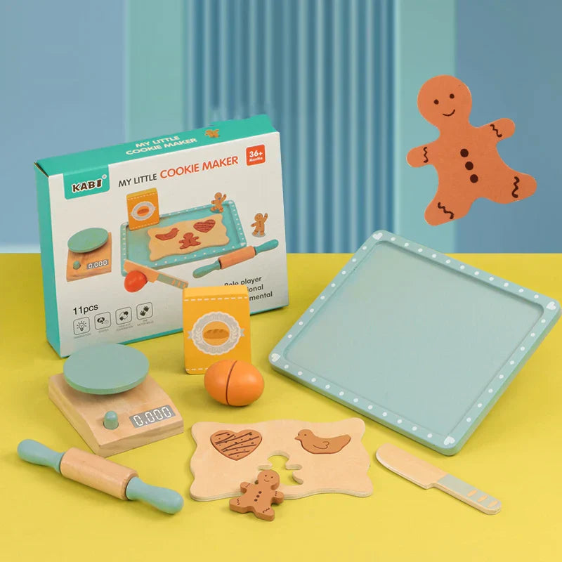 Encourage Creativity & Skills - Wooden Play Kitchen Kit