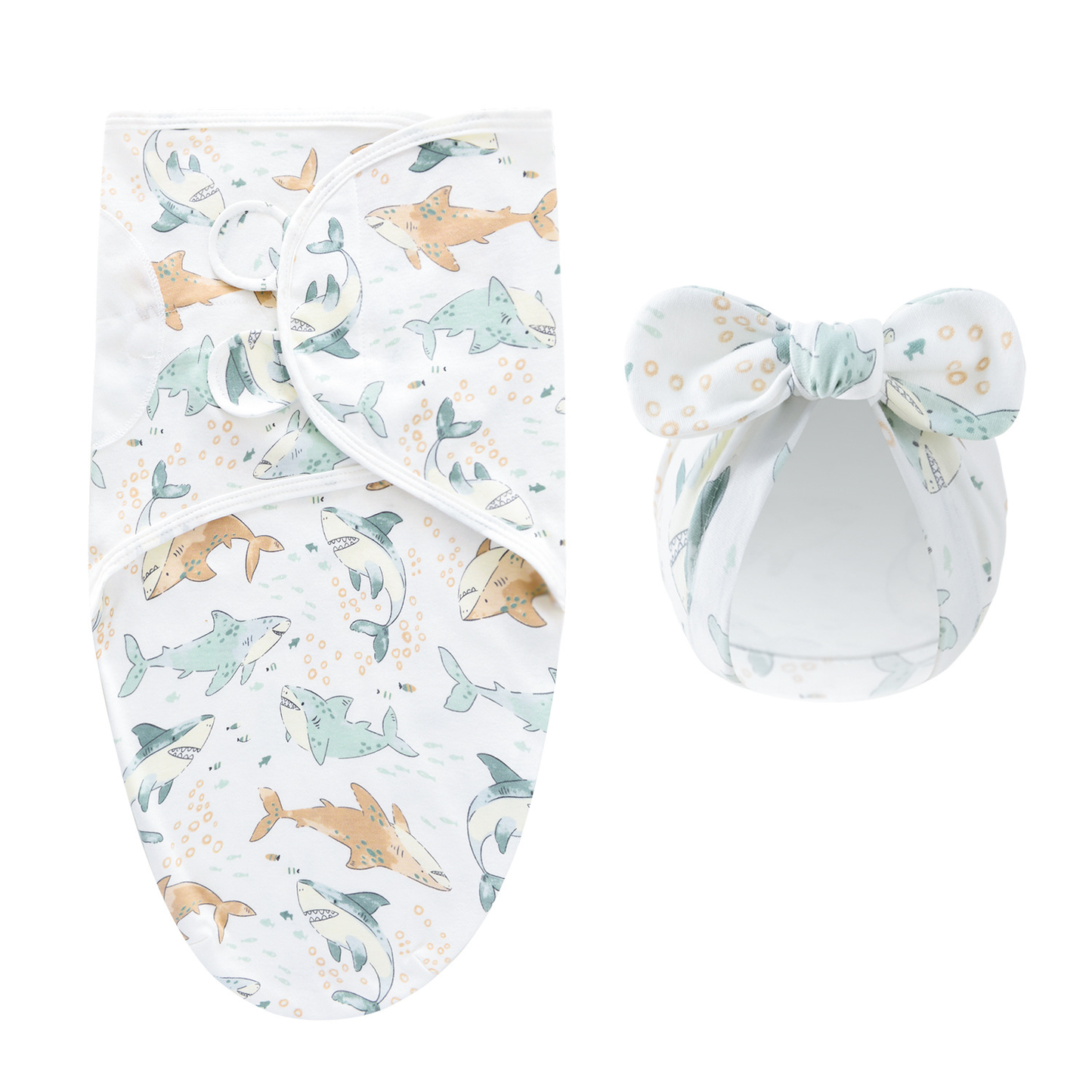 Peace & Comfort – Luxury Swaddle Blanket with Hat