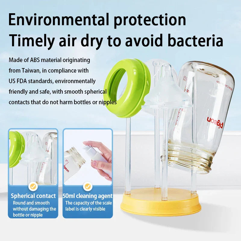 Bottle Cleaning Kit™ - Handy on the go - Infant bottle brush & cleaner