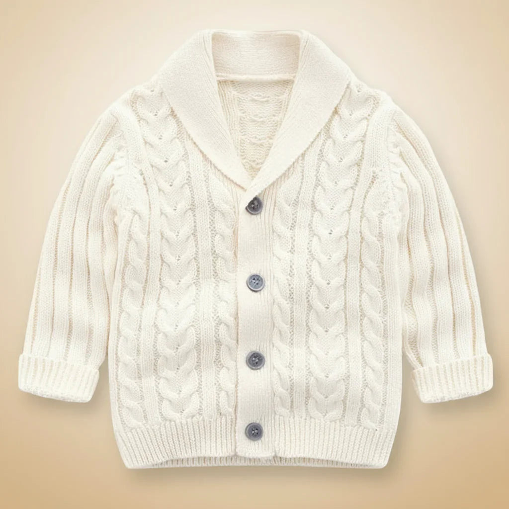 Comfortable & Stylish – Knitted Children's Cardigan Sweater