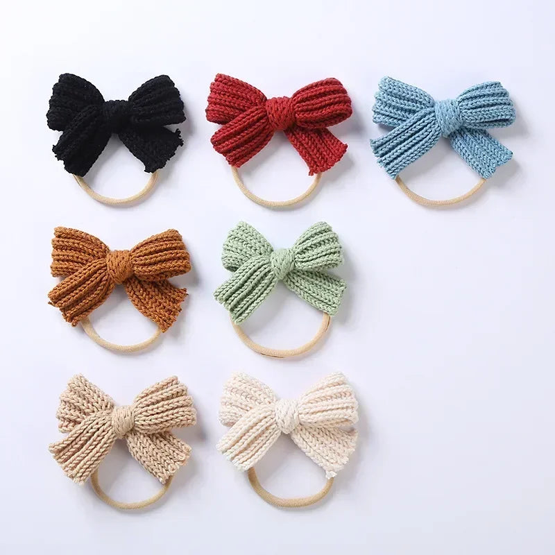 Bow Splendor - Knitted Hairband