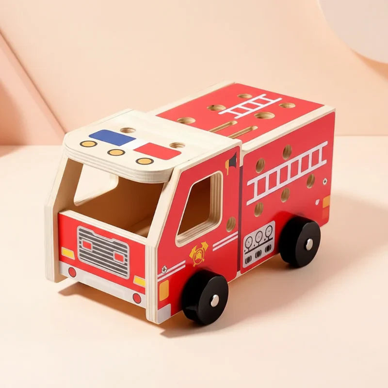 Educational & Innovative – Wooden Fire Truck