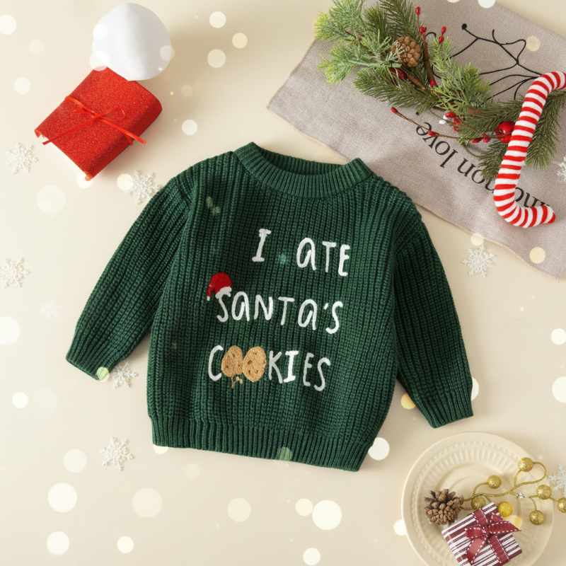 Cozy & Warm - Christmas sweater with text
