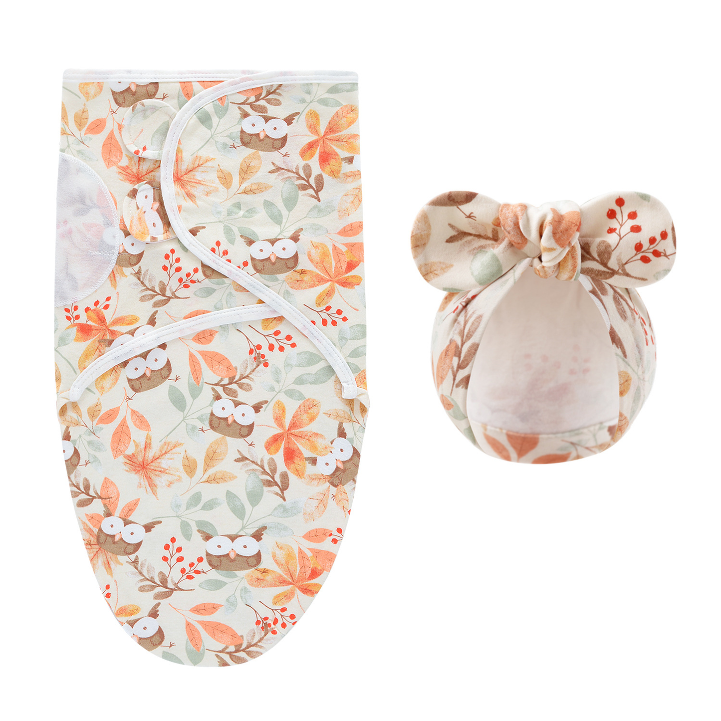 Peace & Comfort – Luxury Swaddle Blanket with Hat
