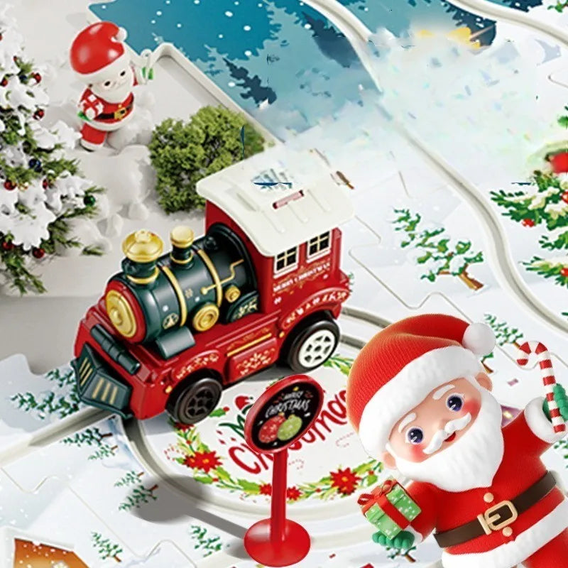 Build your own Christmas wonderland - Christmas Train puzzle