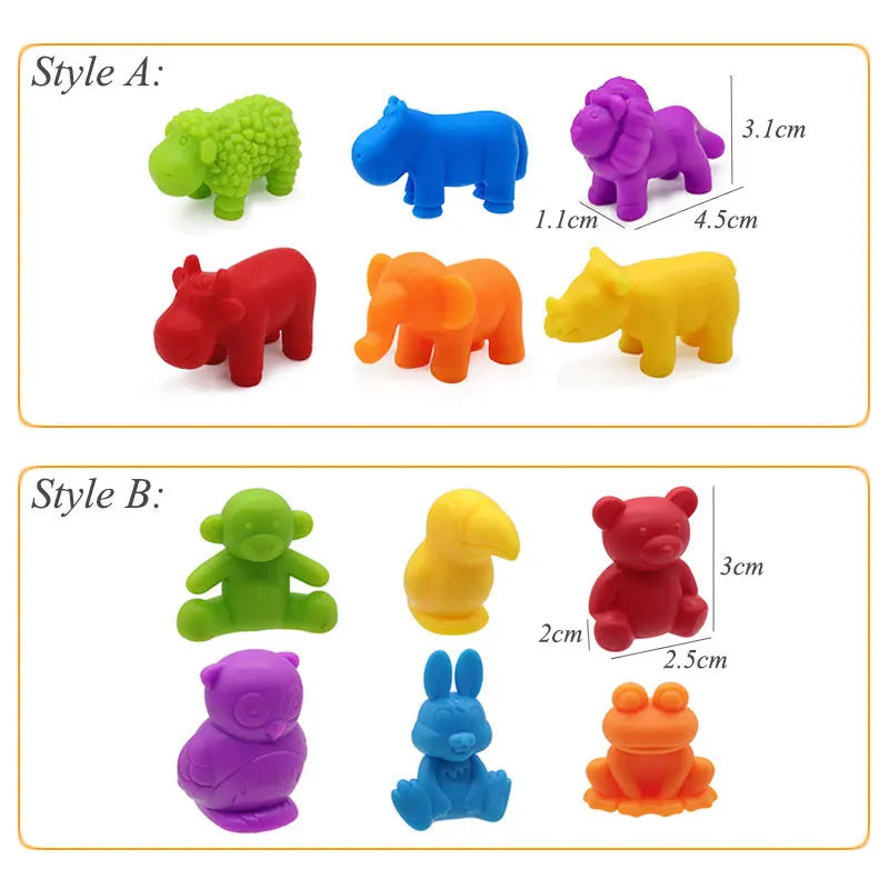 Educational & Innovative - Rainbow Counting Bears