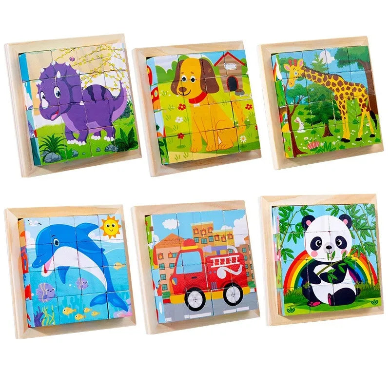 Play & Educational - 3D Wooden Blocks Puzzle