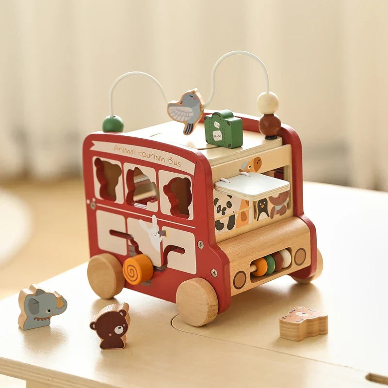 Educational & Versatile – Wooden Developmental Activity Bus