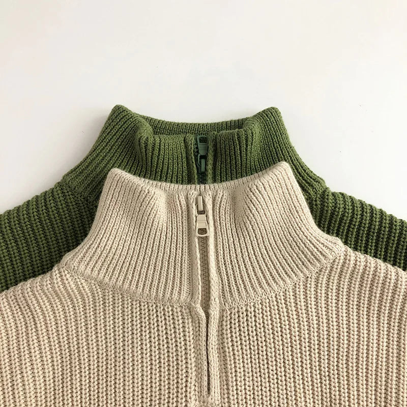 Simple Zipper - Children Zipper Sweater