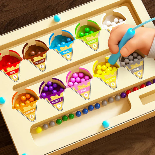 Hand and eye coordination - Magneto game board