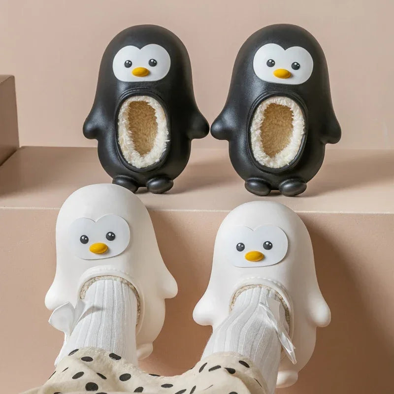 Warm & Play - Children's Penguin Slippers