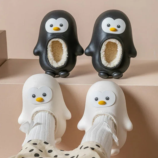 Warm & Play - Children's Penguin Slippers