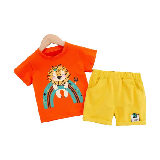Lion print - Boys Summer Kit