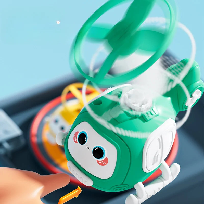 Airy Smiles – Cartoon Helicopter