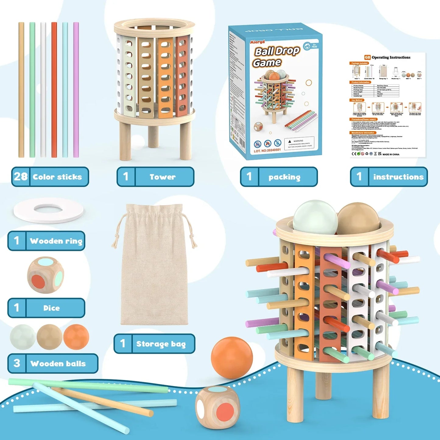 Stack & Count – Wooden Thinking Activity