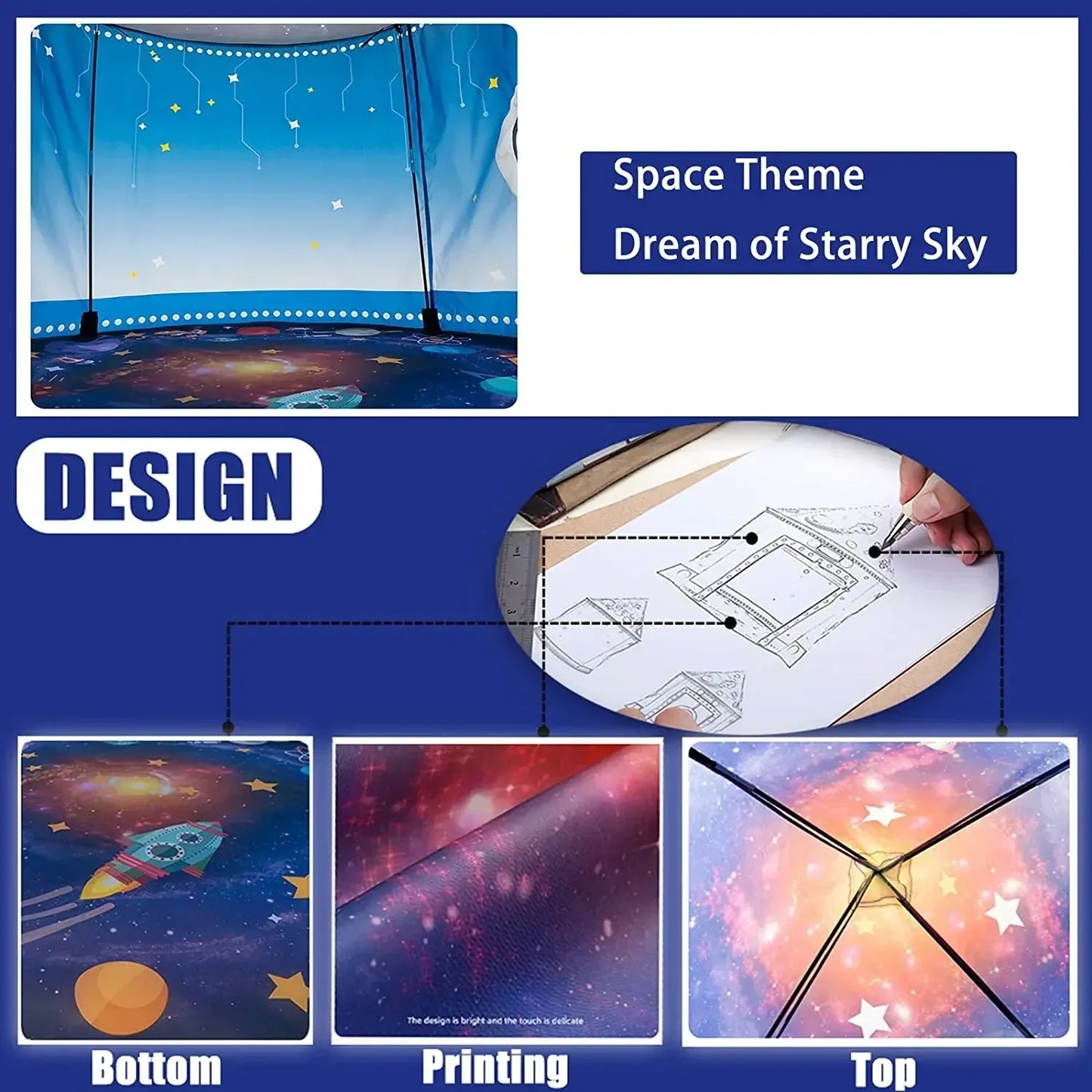 Space Adventure Pop-up - Children's tent