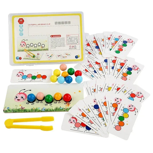Colorful Moving Play with Caterpillar – Color & Motor Skills Toys