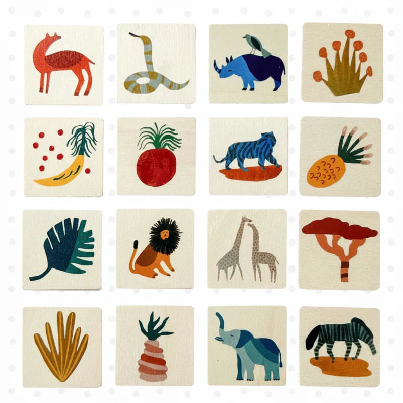 Wood & Educational – Jungle Memory Activity