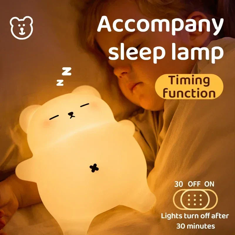 Cute & Calming – Plush Light Sleep Lamp