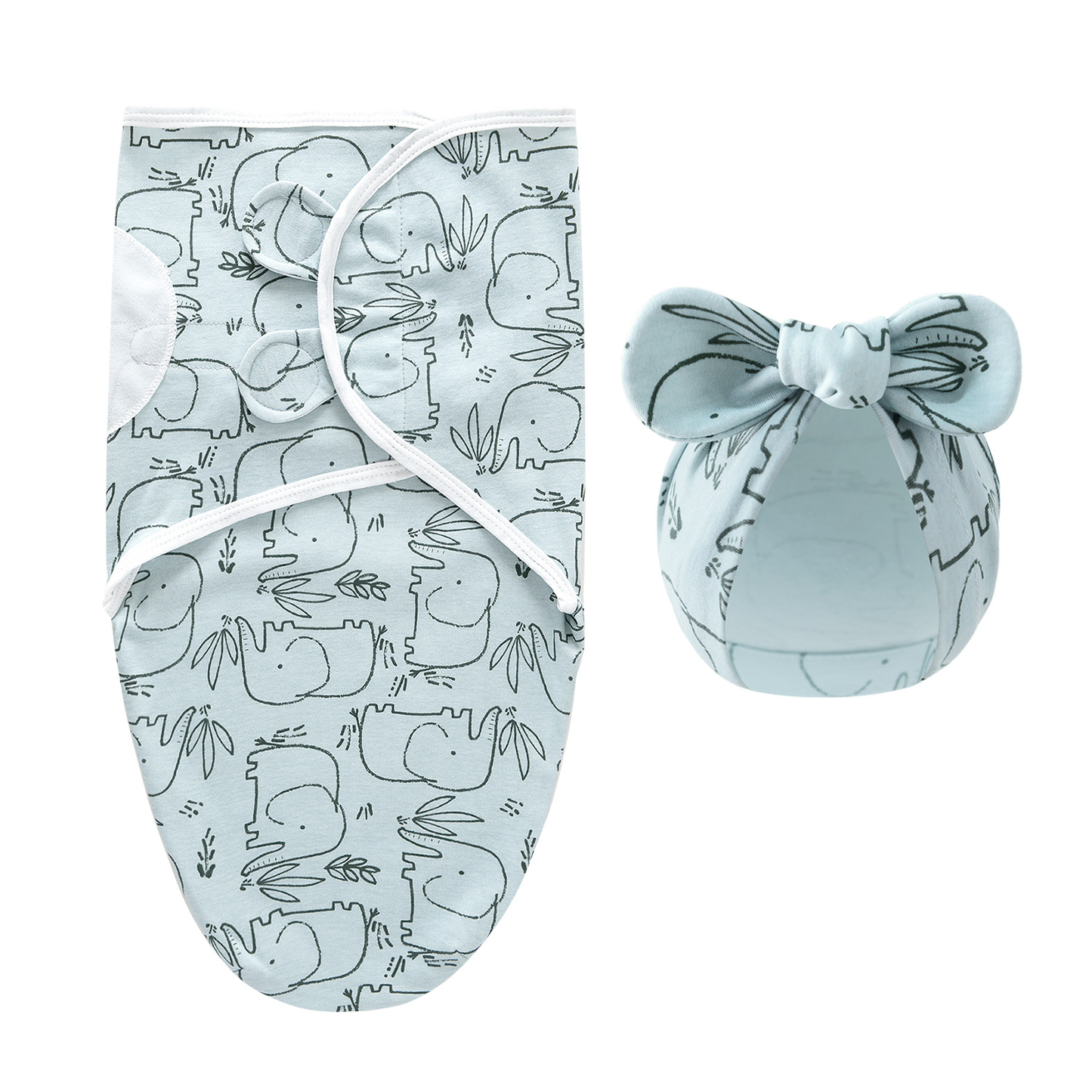 Peace & Comfort – Luxury Swaddle Blanket with Hat