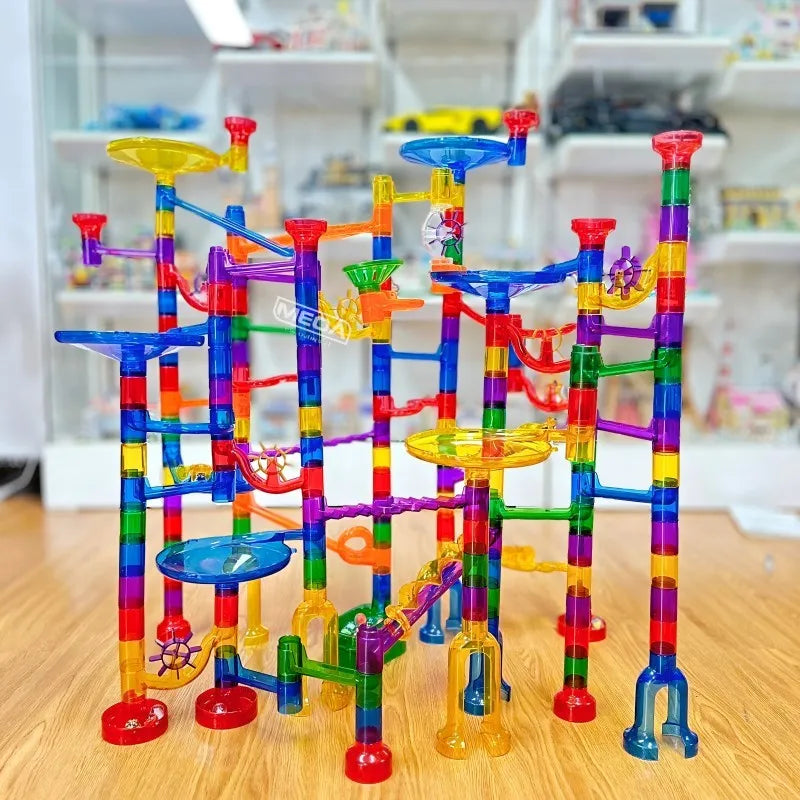 Safe & Educational - Marble Track Construction Kit