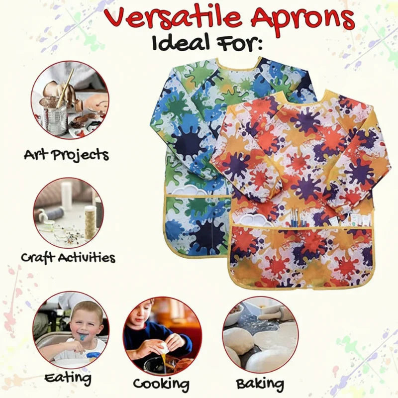 Vibrant & Water-Repellent – Paint Apron for Children