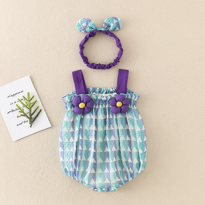 Airy and Cool - Girls Romper