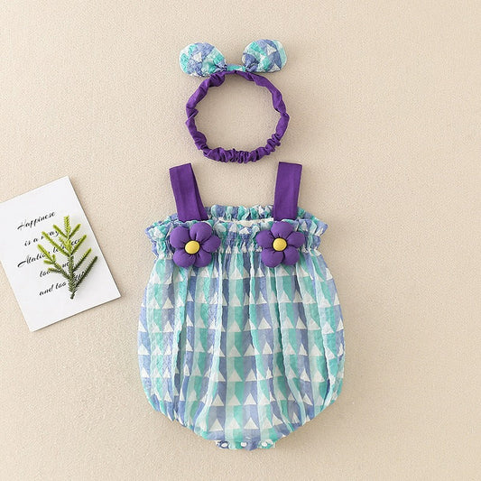 Airy and Cool - Girls Romper