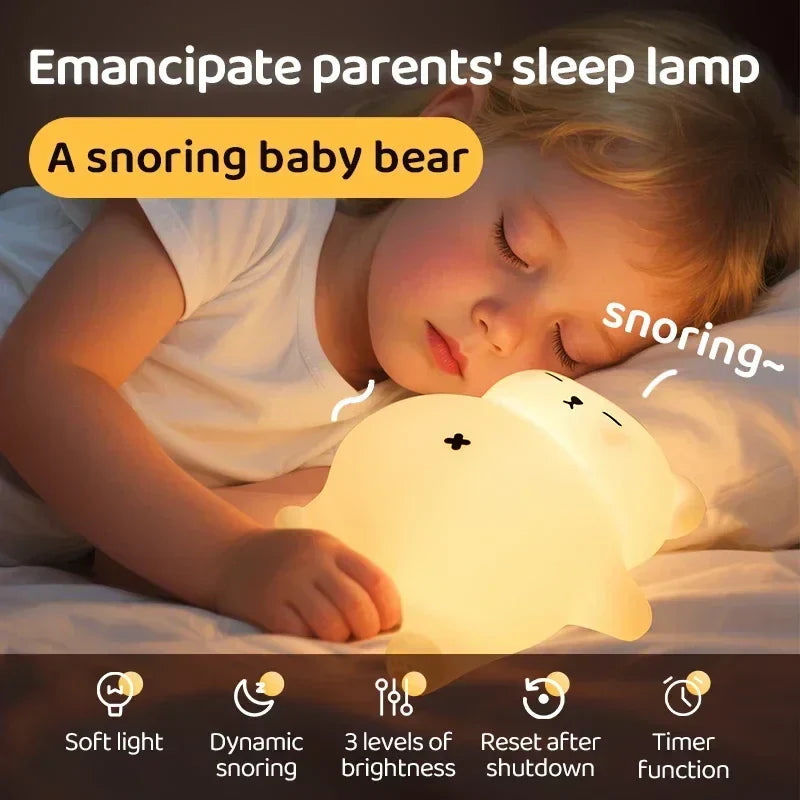 Cute & Calming – Plush Light Sleep Lamp