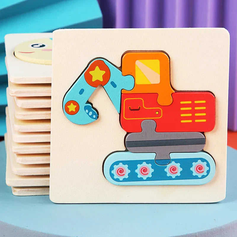 Playful Animal Adventure - Jigsaw Brain-teaser