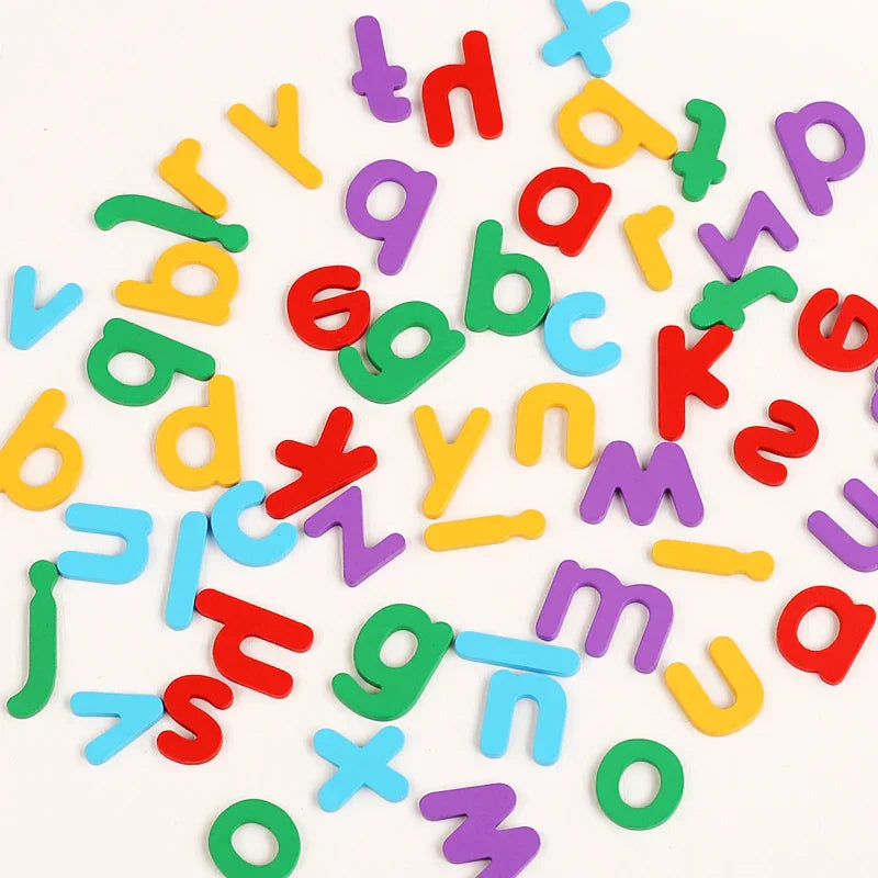 Learn English words – Wood Spelling Puzzle